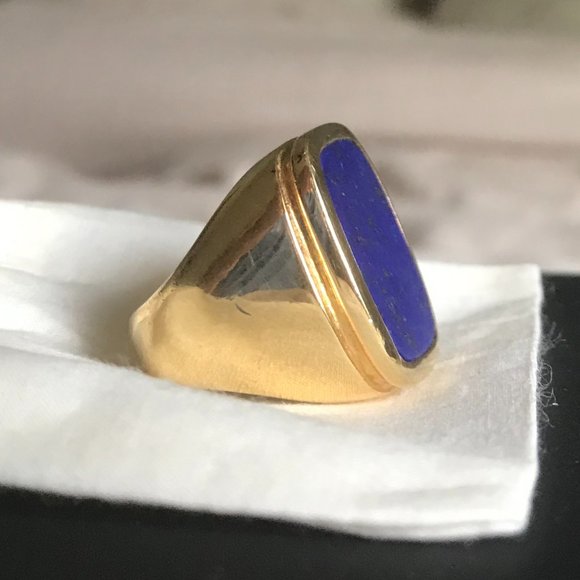 CELINE LAPIS LAZULI RING - Picture 2 of 4